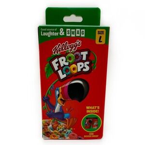 Froot Loops Cereal Swag Boxer Briefs Underwear Mens Size Large Fun Novelty Gift